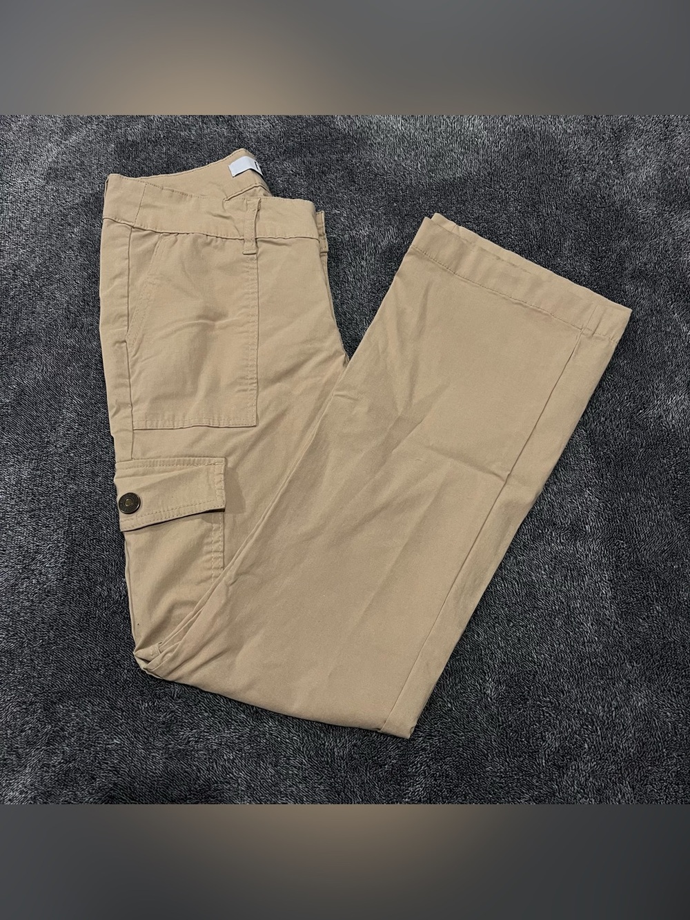 BBJ Los Angeles tan cargo pants women’s size M